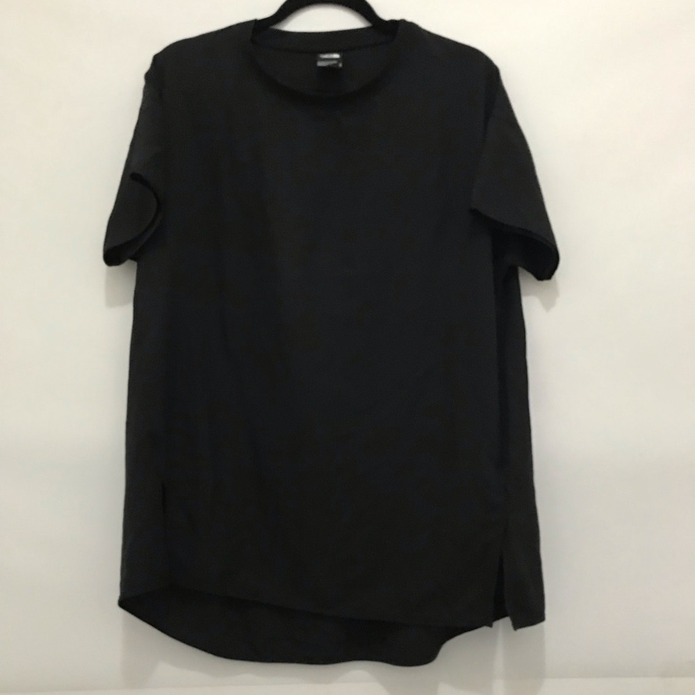 The North Face Black Lightweight Relax Fit Explore City Tunic Tee Shirt Sz M